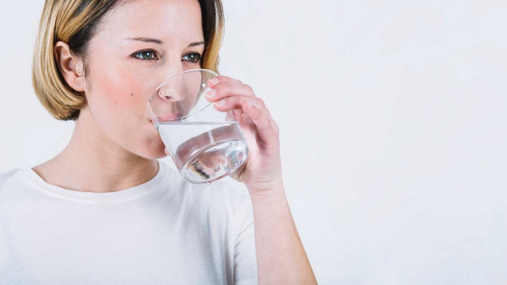 Drink water is how you can get rid of coffee breath.