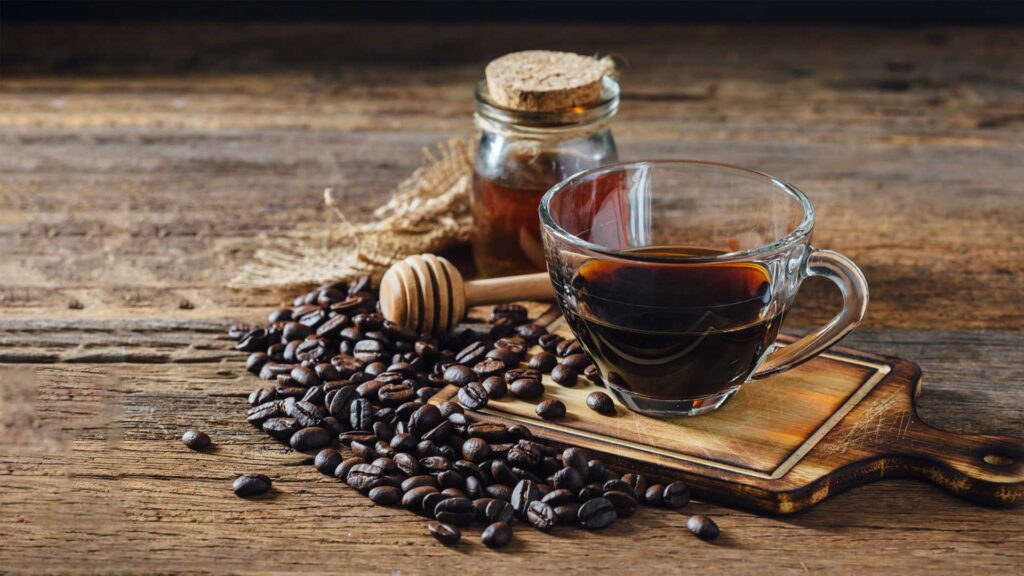 Honey or Maple syrup can be the alternative of brown sugar in coffee.