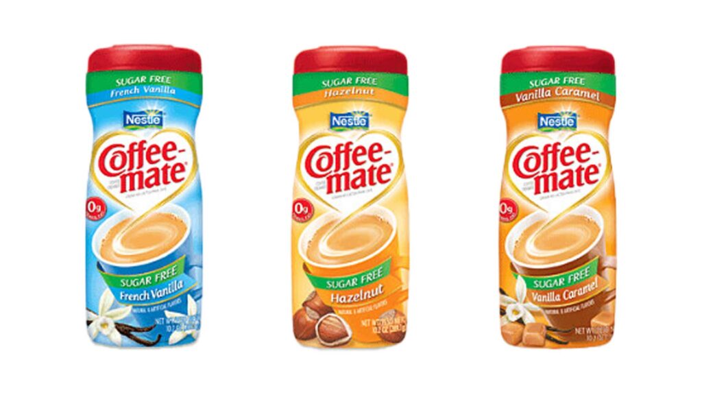 Flavors of Coffee Creamer.