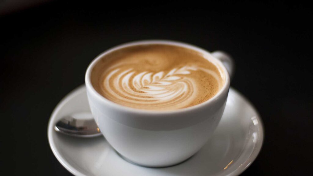 Flat white is similar to regular latte drink.