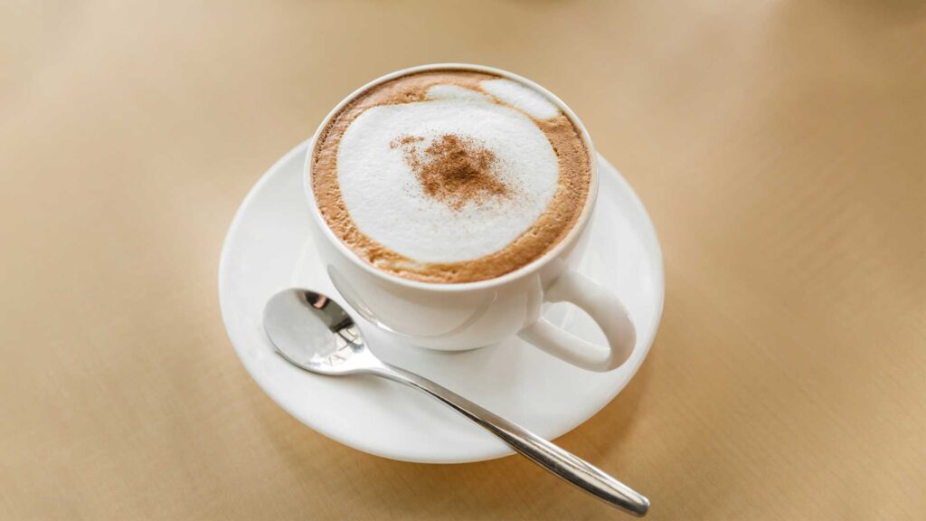 Frothy Cappuccino is one of 12 coffee drink types. 