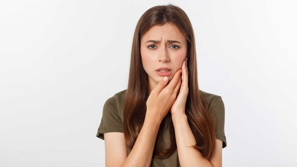 Dental sensitivity after drinking coffee.