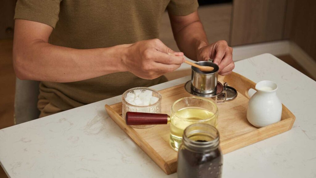 How is coffee syrup made at home?
