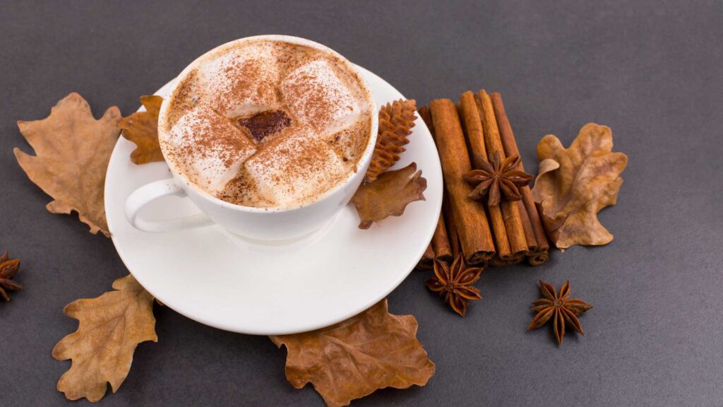 Cinnamon flavored coffee is popular. 