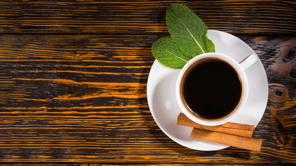 Try using mint in coffee.